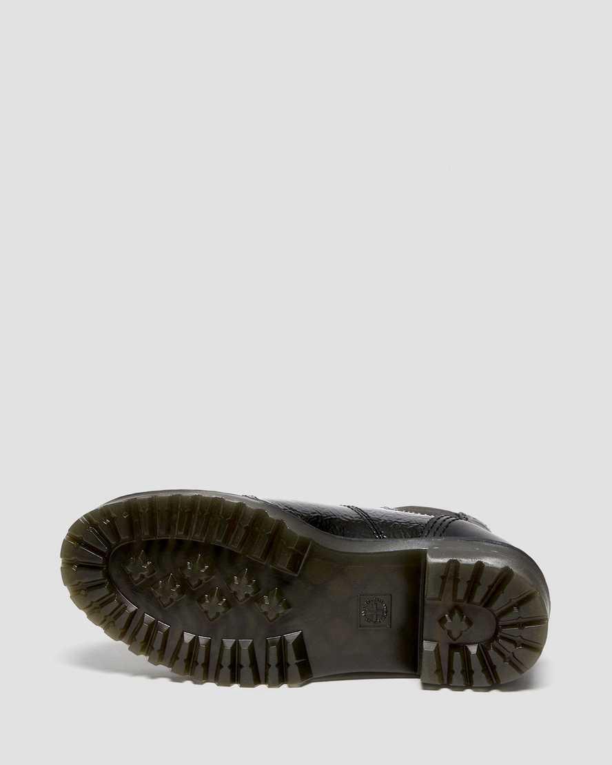 Dr Martens Rozalie Distressed Patent Chelsea Naisten Korkokengät Saappaat Mustat  Suomi |  9675GIVYA