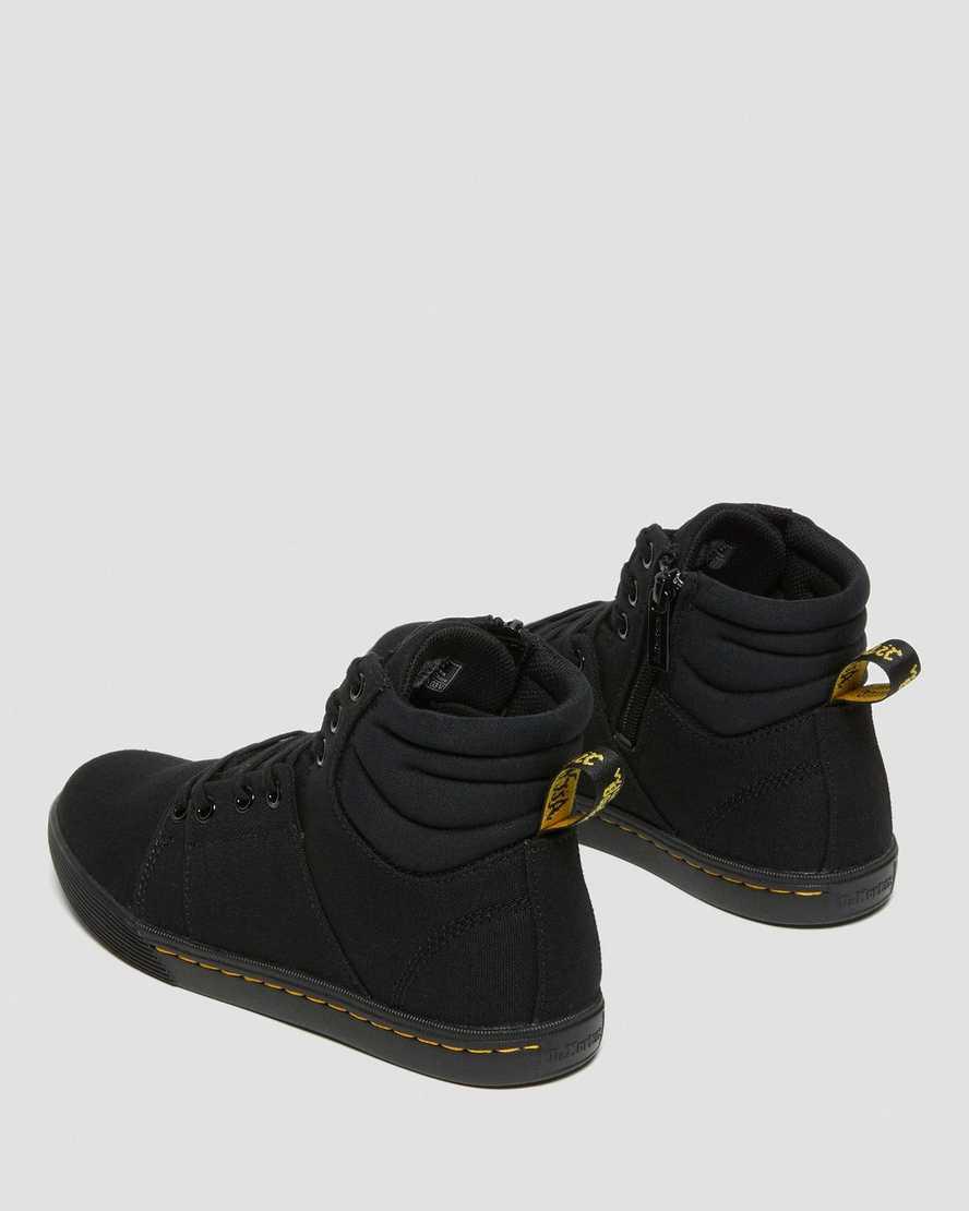 Dr Martens Rozarya Canvas Naisten Nilkkurit Black/Black  Suomi |  0374ISKHO