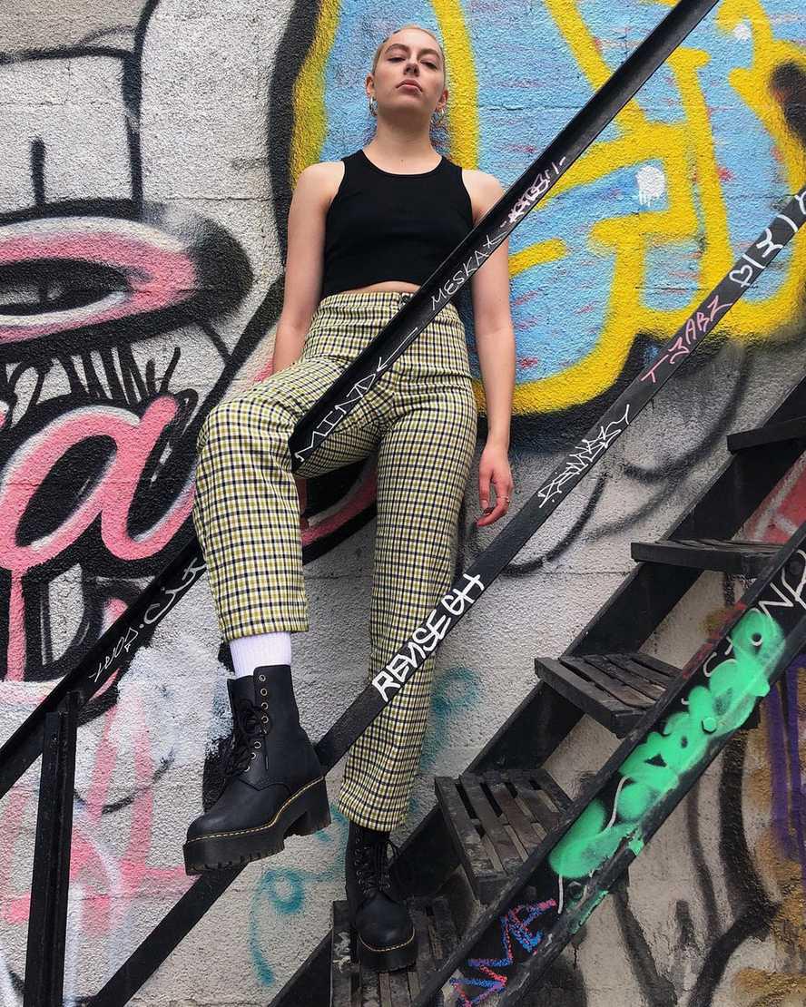 Dr Martens Shriver Hi Wyoming Leather Naisten Korkokengät Saappaat Mustat  Suomi |  0649GTPVR
