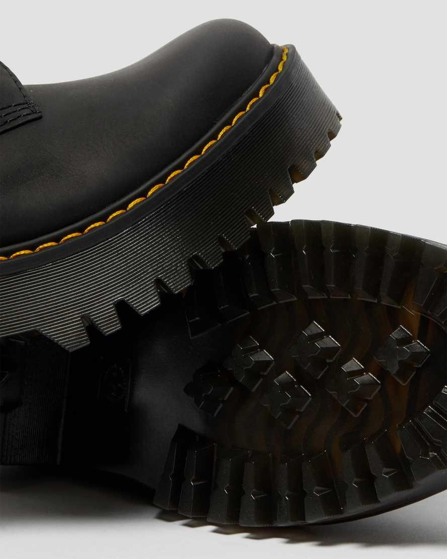 Dr Martens Shriver Hi Wyoming Leather Naisten Korkokengät Saappaat Mustat  Suomi |  0649GTPVR