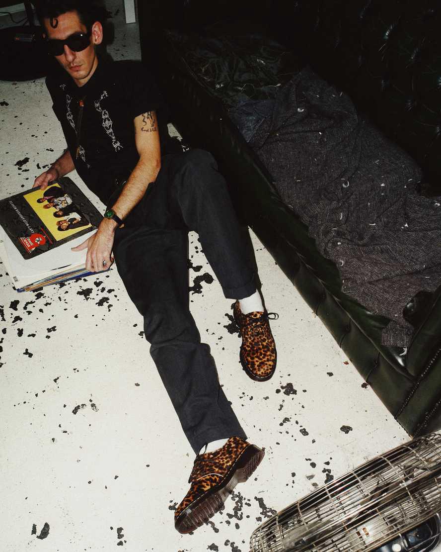 Dr Martens Smiths Hair On Leopard Print Dress Naisten Oxford Kengät Monivärinen  Suomi |  8301OINLB