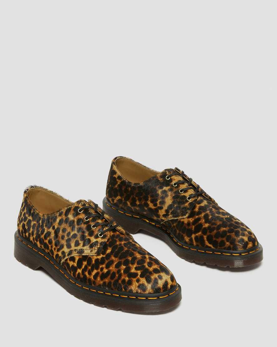 Dr Martens Smiths Hair On Leopard Print Dress Naisten Oxford Kengät Monivärinen  Suomi |  8301OINLB
