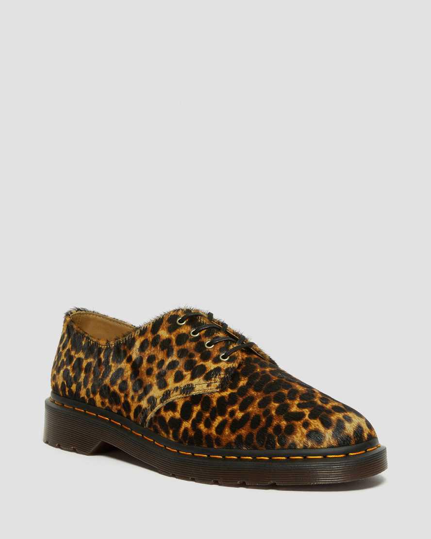 Dr Martens Smiths Hair On Leopard Print Dress Naisten Oxford Kengät Monivärinen  Suomi |  8301OINLB