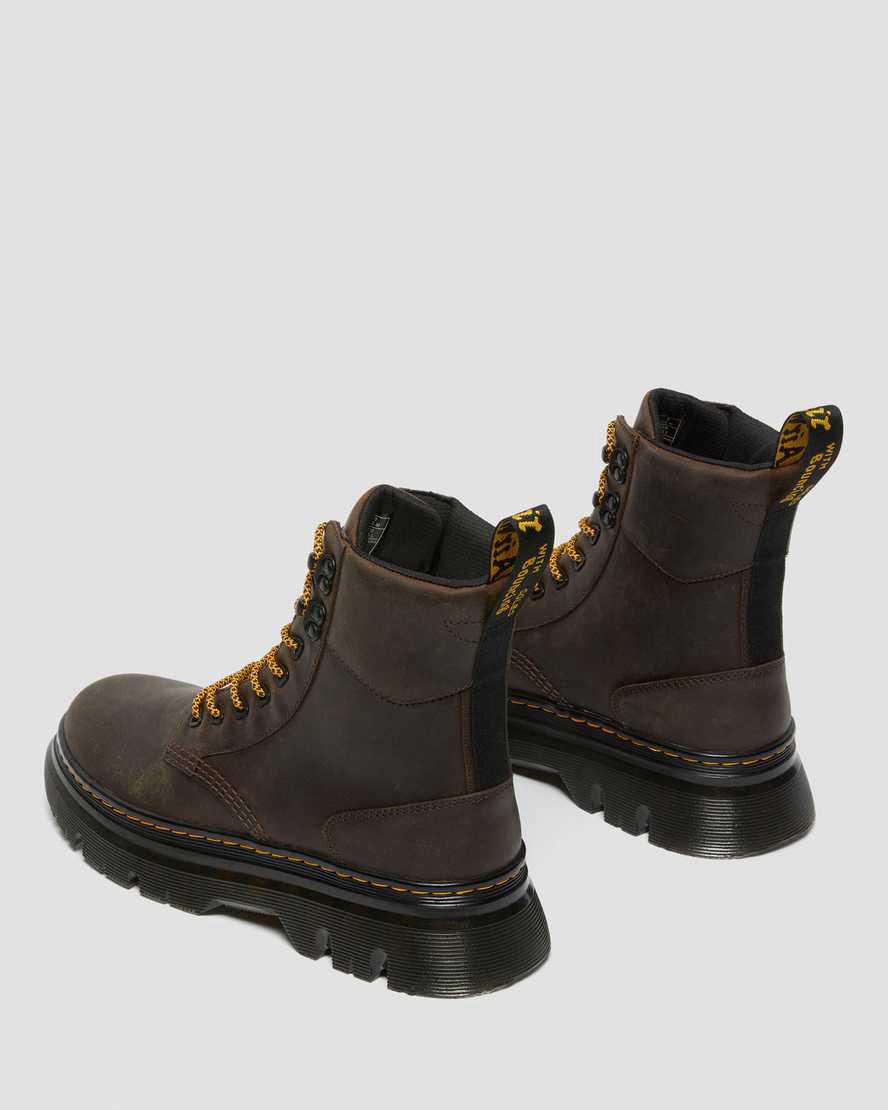 Dr Martens Tarik Crazy Horse Leather Utility Naisten Nilkkurit Tummanruskea  Suomi |  9652VYKUT