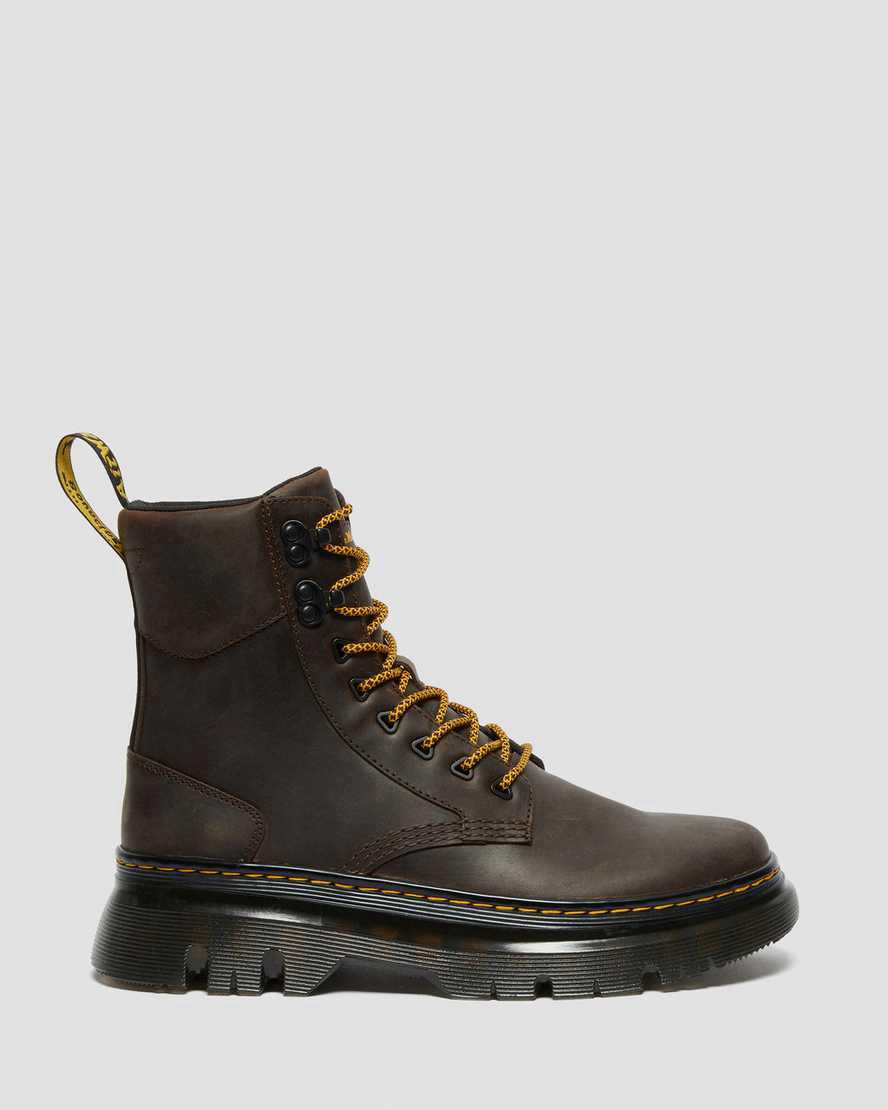 Dr Martens Tarik Crazy Horse Leather Utility Naisten Nilkkurit Tummanruskea  Suomi |  9652VYKUT