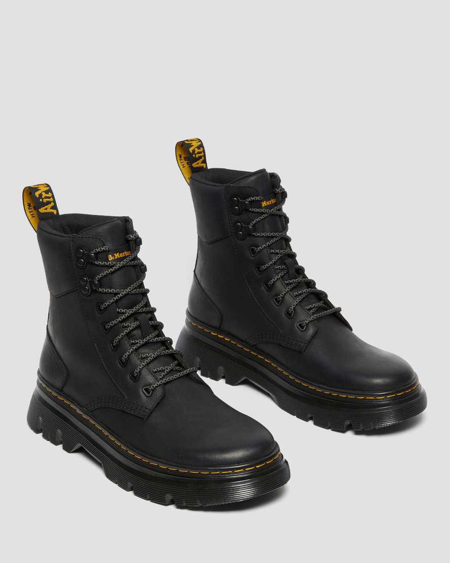 Dr Martens Tarik Wyoming Leather Utility Miesten Vapaa-ajan Saappaat Mustat  Suomi |  6831ZIBEA