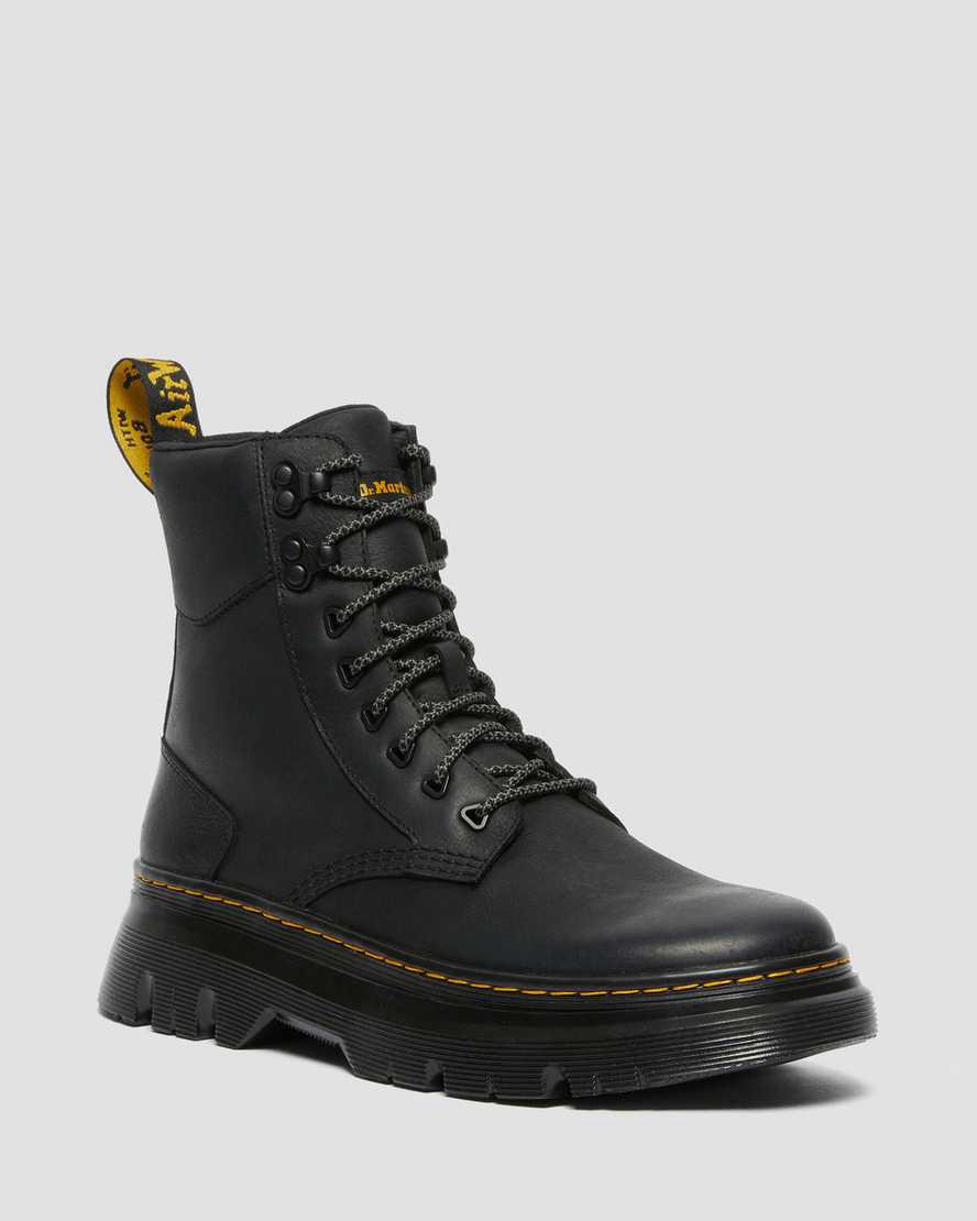 Dr Martens Tarik Wyoming Leather Utility Miesten Vapaa-ajan Saappaat Mustat  Suomi |  6831ZIBEA