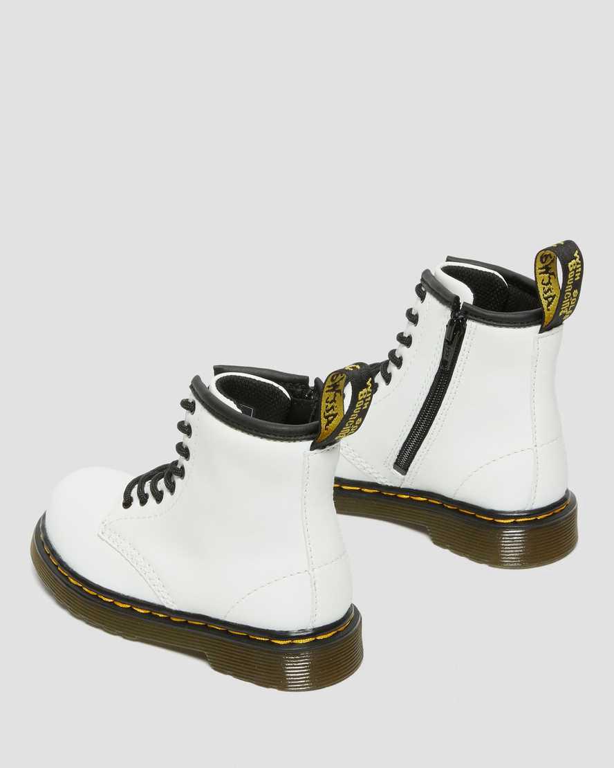Dr Martens Toddler 1460 Leather Lasten Nauhasaappaat Valkoinen  Suomi |  3078DVPJB