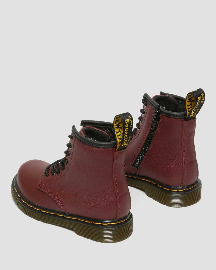 Dr Martens Toddler 1460 Softy T Leather Lasten Nauhasaappaat Punainen  Suomi |  2517JCHLU