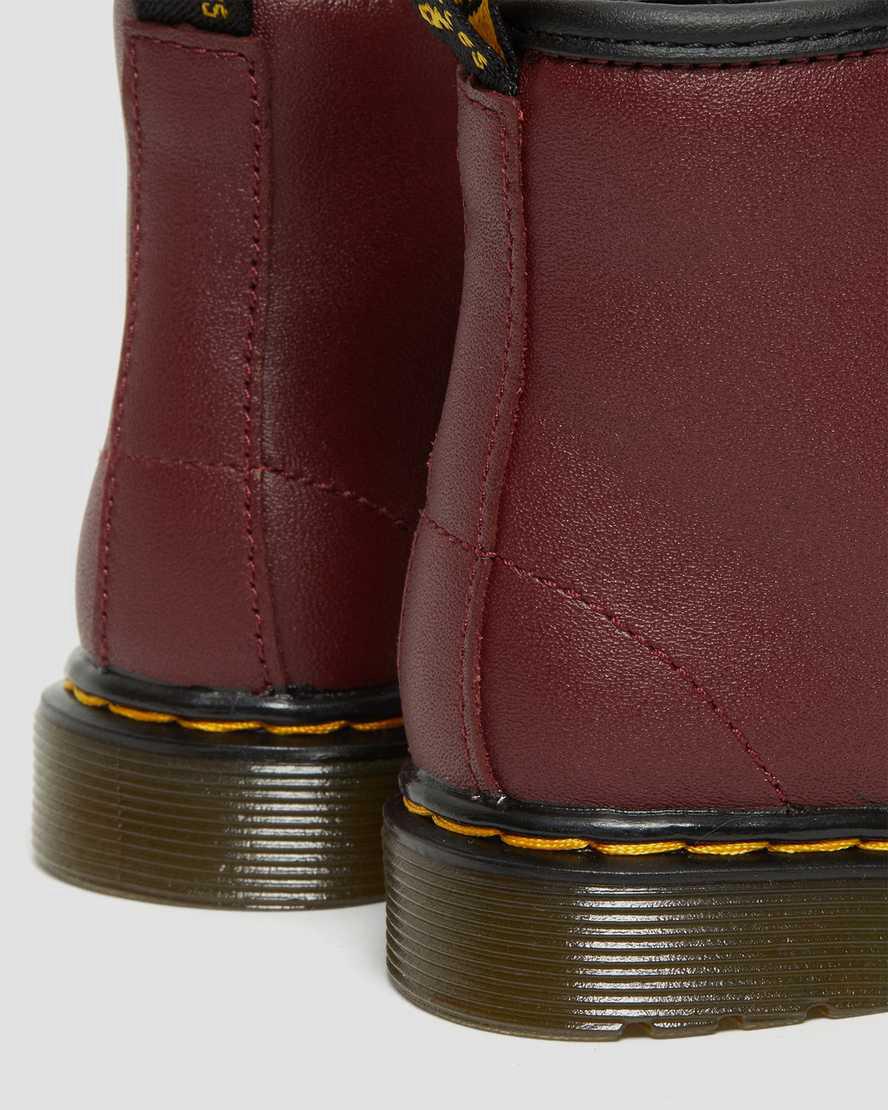 Dr Martens Toddler 1460 Softy T Leather Lasten Nauhasaappaat Punainen  Suomi |  2517JCHLU