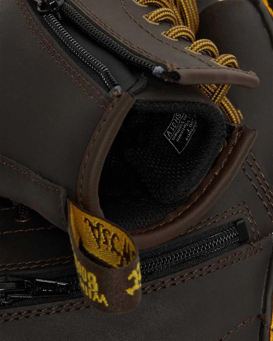 Dr Martens Toddler 1460 Wildhorse Leather Lasten Nauhasaappaat Tummanruskea  Suomi |  1750DCLXB