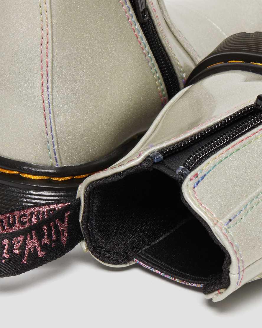 Dr Martens Toddler 2976 Sparkle Rays Lasten Chelsea Saappaat Hopea  Suomi |  8375GLNRO