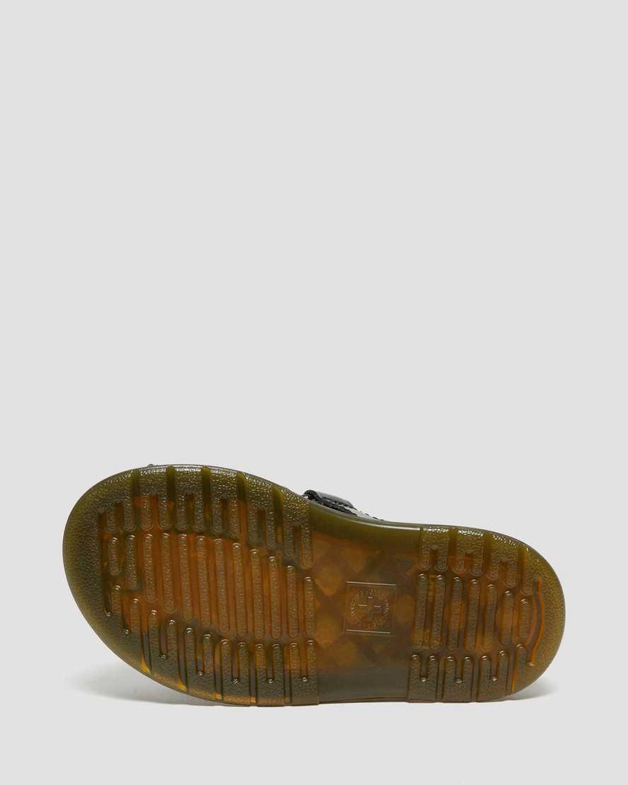 Dr Martens Toddler Moby II Leather Velcro Lasten Sandaalit Mustat  Suomi |  0873LQZRC