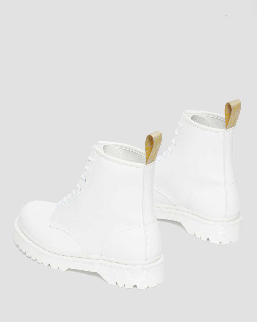 Dr Martens Vegan 1460 Bex Kemble Mono Platform Miesten Nauhasaappaat Valkoinen  Suomi |  7082PALEC
