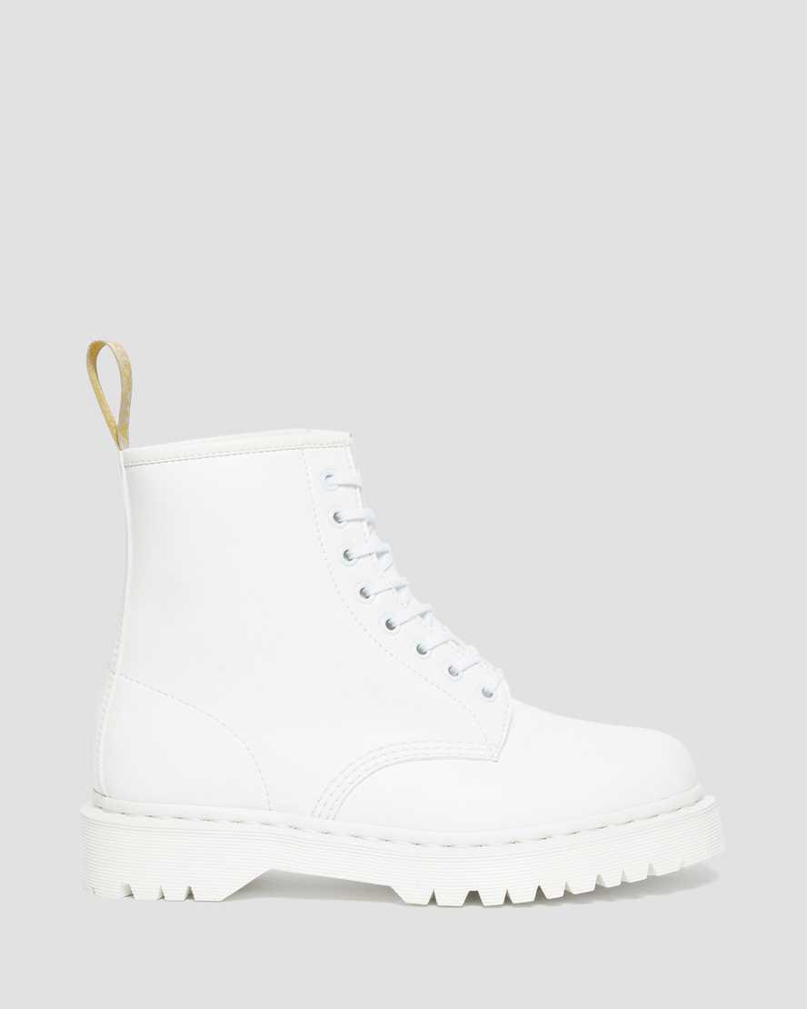 Dr Martens Vegan 1460 Bex Kemble Mono Platform Miesten Nauhasaappaat Valkoinen  Suomi |  7082PALEC