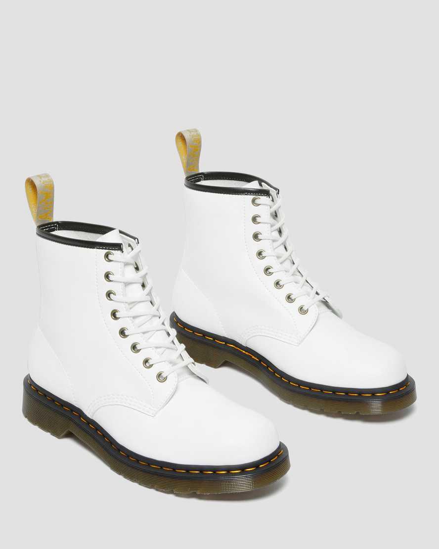 Dr Martens Vegan 1460 Kemble Lace Up Naisten Nilkkurit Valkoinen  Suomi |  0625XLPKU