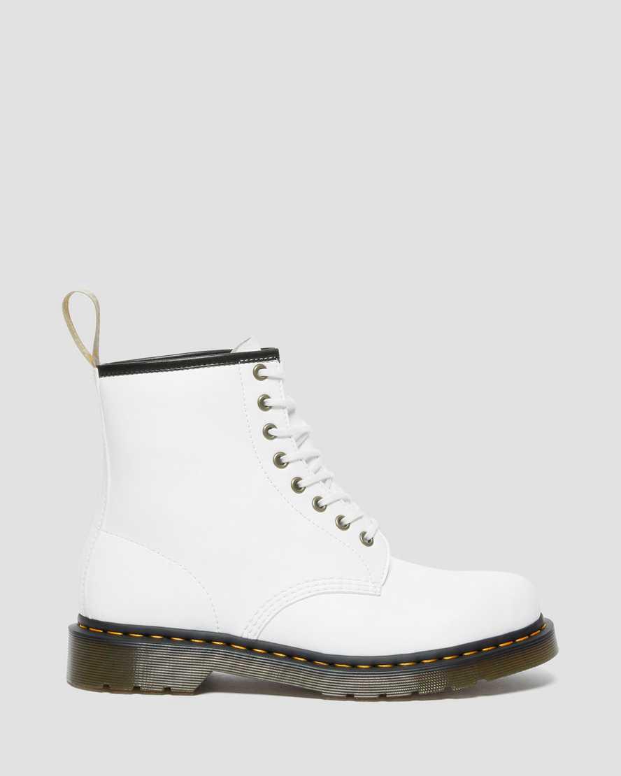 Dr Martens Vegan 1460 Kemble Lace Up Naisten Nilkkurit Valkoinen  Suomi |  0625XLPKU