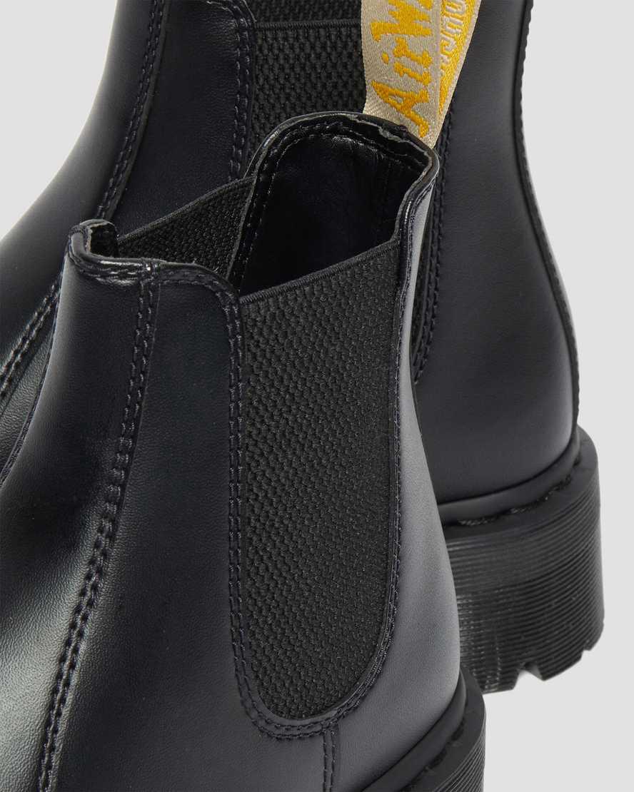 Dr Martens Vegan 2976 Felix Platform Chelsea Miesten Nilkkurit Mustat  Suomi |  6458GSOUA