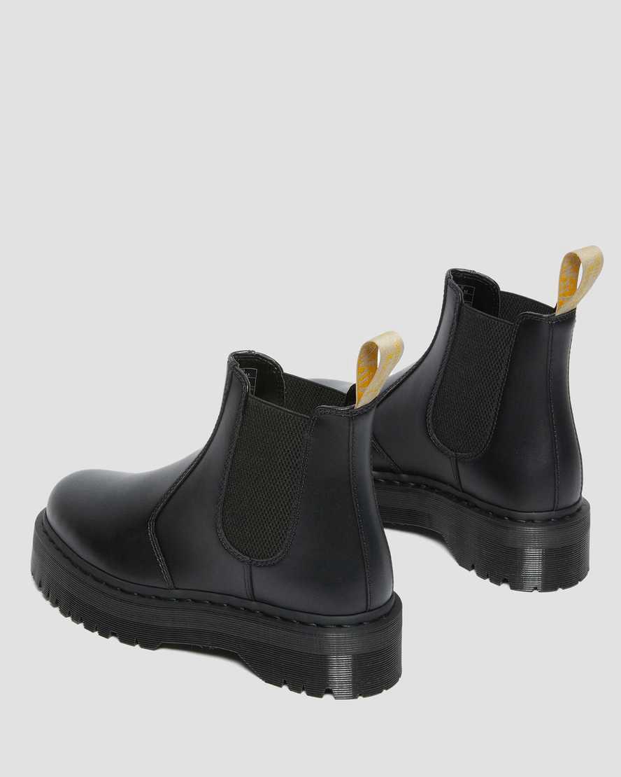 Dr Martens Vegan 2976 Felix Platform Chelsea Miesten Nilkkurit Mustat  Suomi |  6458GSOUA