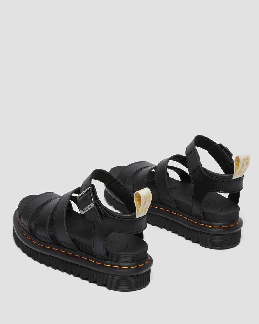 Dr Martens Vegan Blaire Felix Naisten Gladiaattori Sandaalit Mustat  Suomi |  1486MYUFO