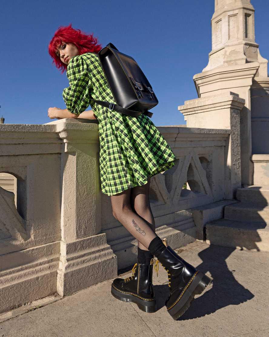 Dr Martens Vegan Jadon Boot Max Platforms Naisten Nilkkurit Mustat  Suomi |  9031LIFQG