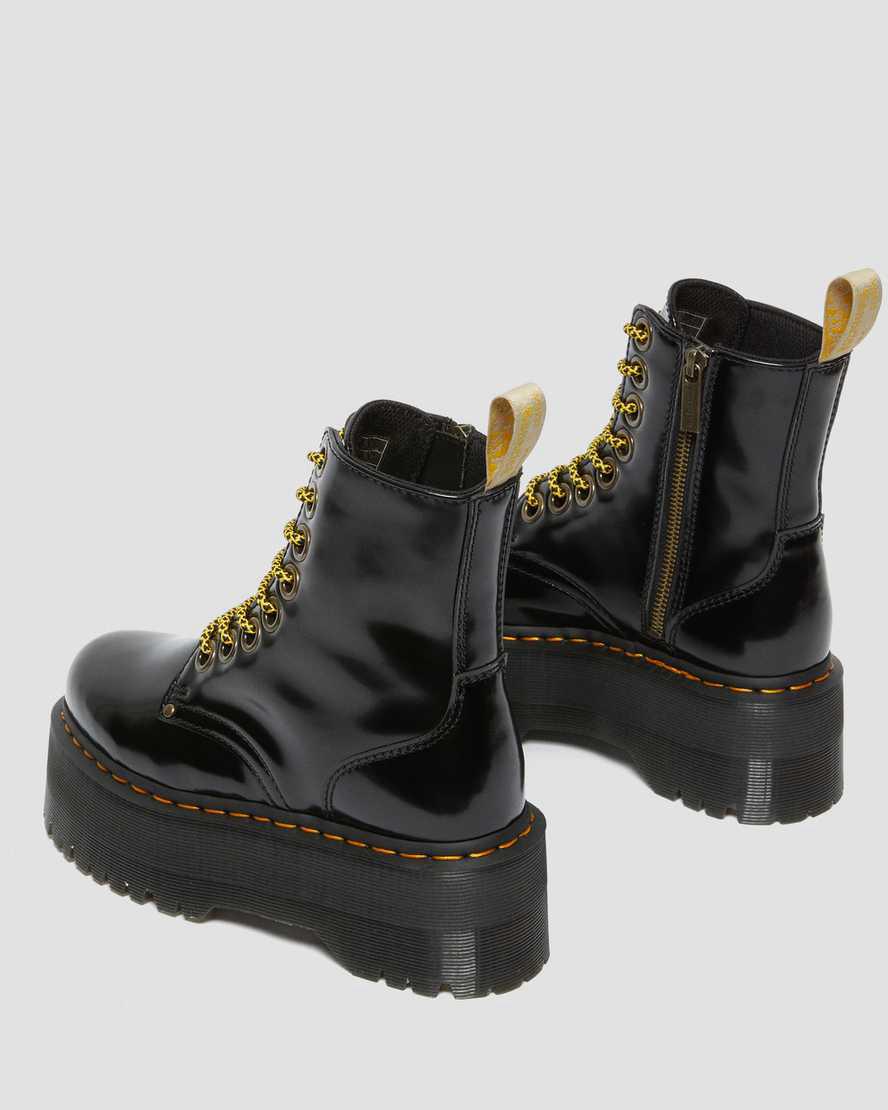Dr Martens Vegan Jadon Boot Max Platforms Naisten Nilkkurit Mustat  Suomi |  9031LIFQG