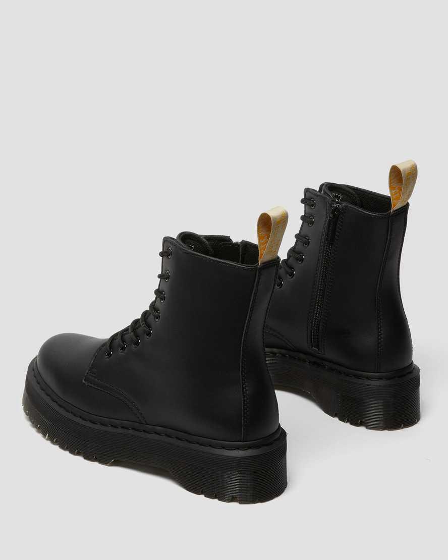 Dr Martens Vegan Jadon II Boot Mono Naisten Platform Saappaat Mustat  Suomi |  4925SNEWD