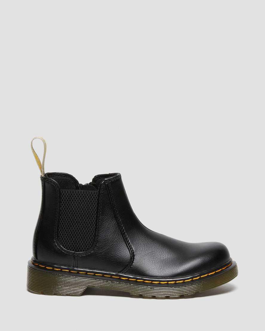 Dr Martens Vegan Junior 2976 Lasten Chelsea Saappaat Mustat  Suomi |  9261FHVIB