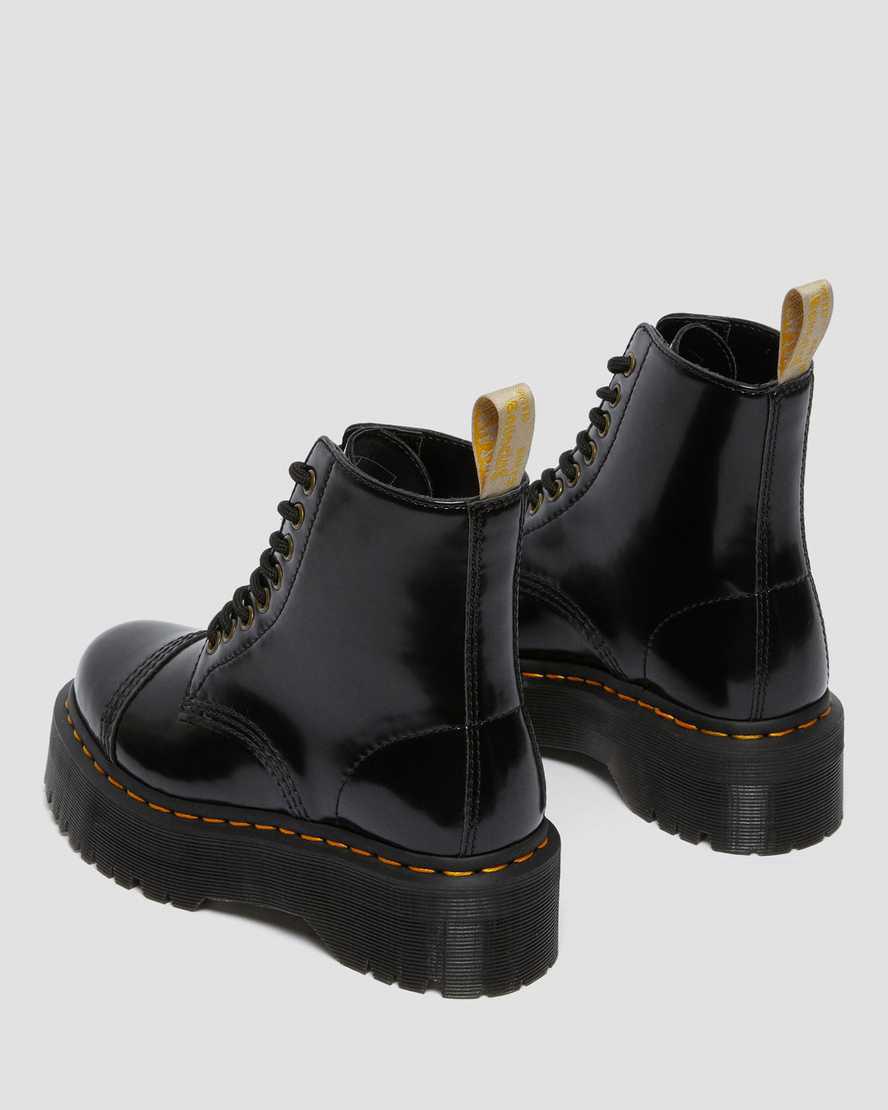 Dr Martens Vegan Sinclair Platform Naisten Nilkkurit Mustat  Suomi |  6913RBGEF