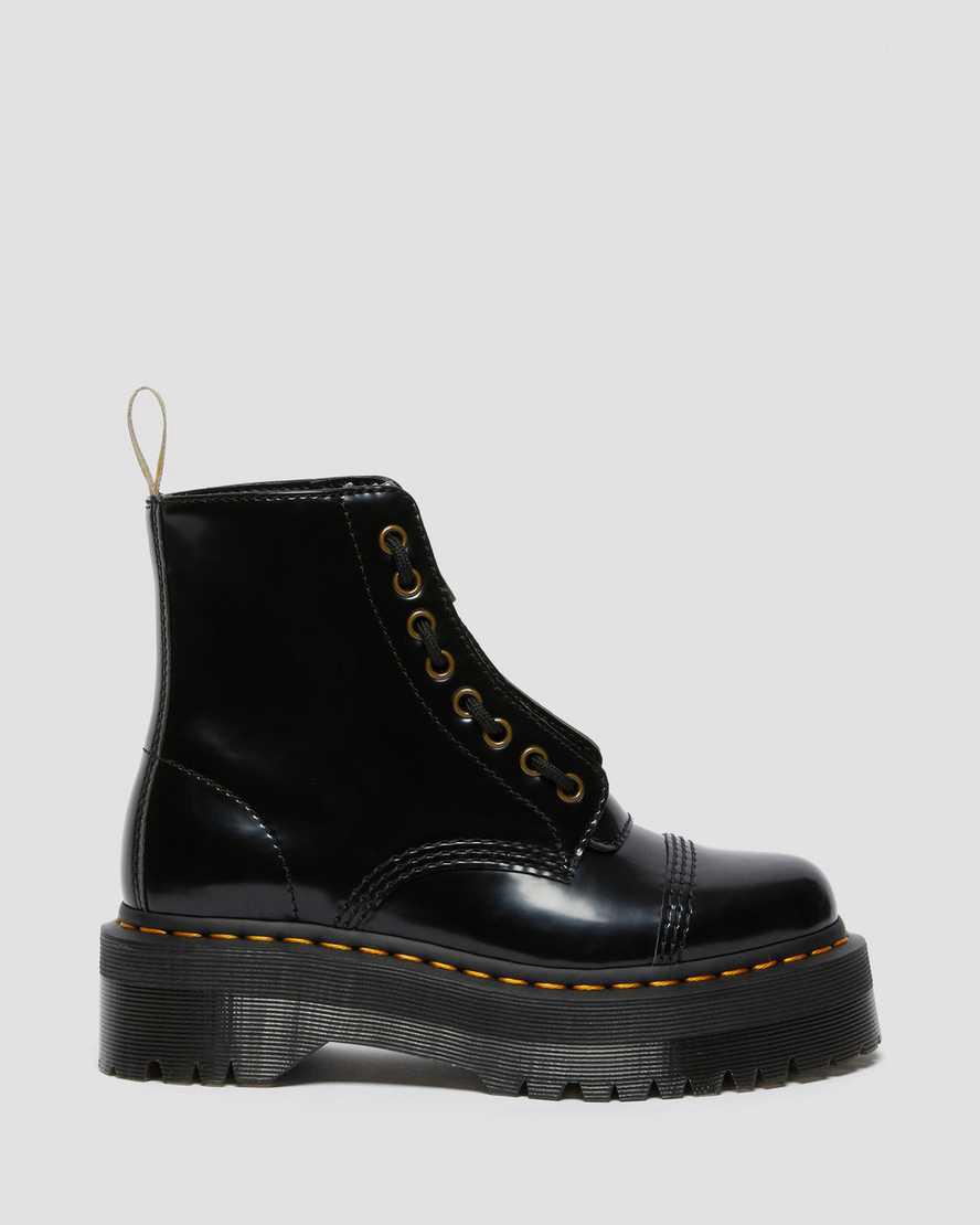 Dr Martens Vegan Sinclair Platform Naisten Nilkkurit Mustat  Suomi |  6913RBGEF