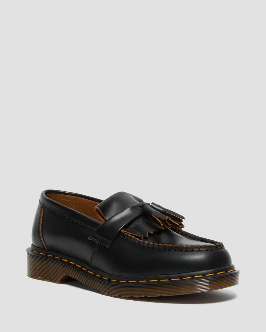Dr Martens Vintage Made in England Adrian Tassel Miesten Loaferit Mustat  Suomi |  1243UEPDZ
