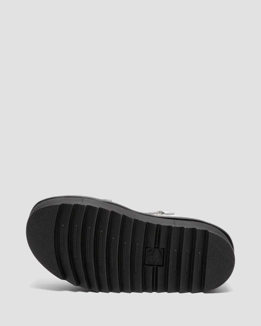 Dr Martens Voss II Chain Patent Leather Naisten Platform Sandaalit Valkoinen  Suomi |  9534XBICS