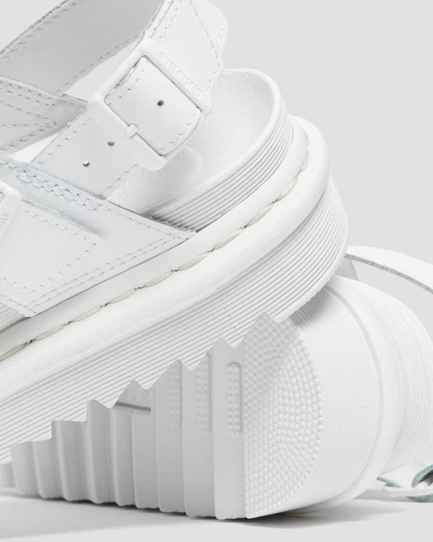 Dr Martens Voss Mono Hydro Leather Strap Naisten Gladiaattori Sandaalit Valkoinen  Suomi |  0634FEWHN
