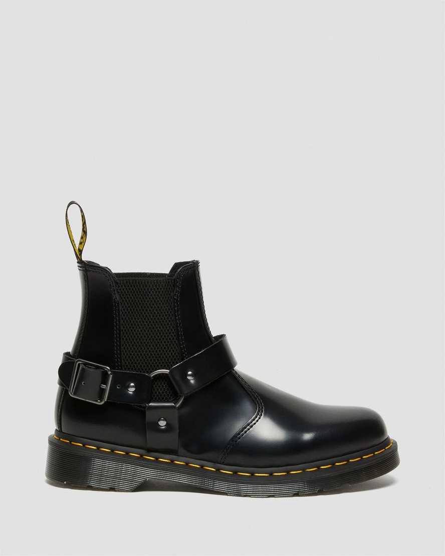 Dr Martens Wincox Smooth Leather Buckle Naisten Nilkkurit Mustat  Suomi |  2610TJFHY