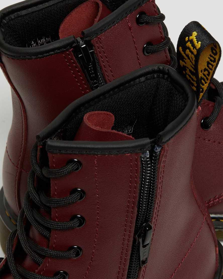 Dr Martens Youth 1460 Softy T Leather Lasten Nauhasaappaat Punainen  Suomi |  0548VBDQI