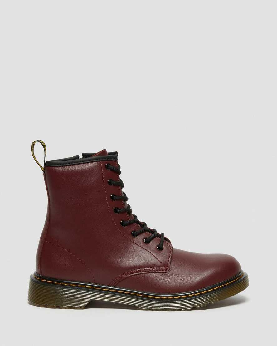 Dr Martens Youth 1460 Softy T Leather Lasten Nauhasaappaat Punainen  Suomi |  0548VBDQI